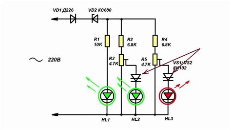 индикаторы переменного тока на светодиоде